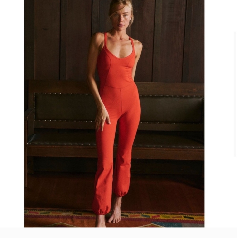 Free People Movement Let's Bounce One Piece Sz M NWT